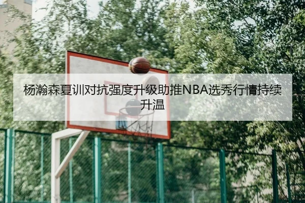 杨瀚森夏训对抗强度升级助推NBA选秀行情持续升温