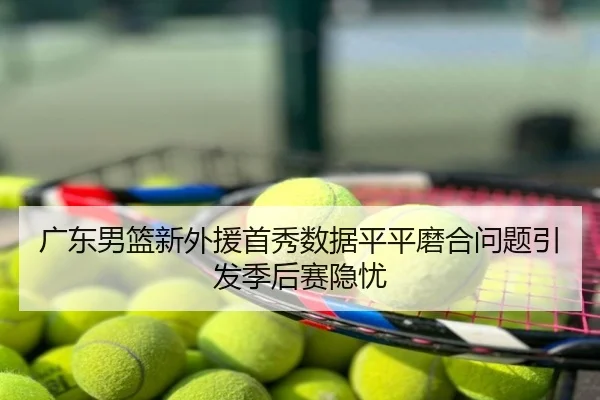 广东男篮新外援首秀数据平平磨合问题引发季后赛隐忧